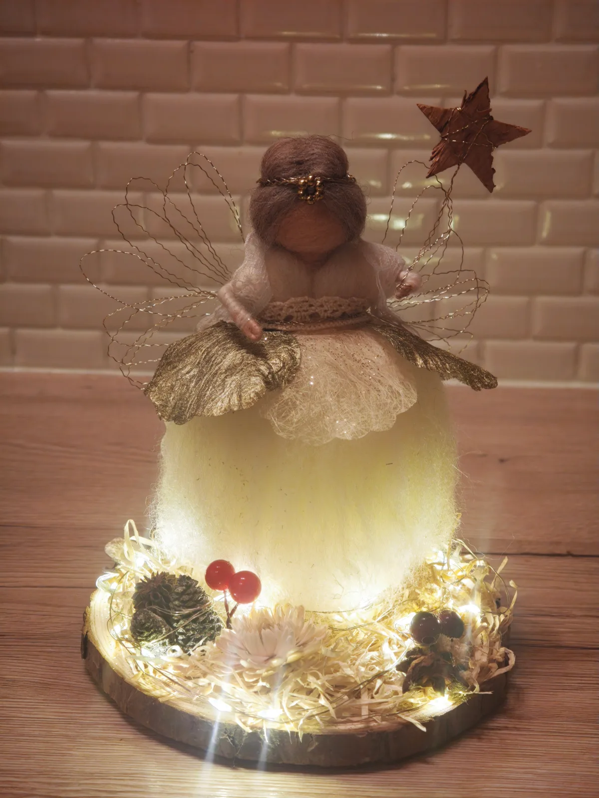 ✨ Missmilla Lichtengel – handgefertigtes Unikat